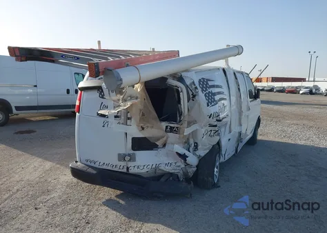 2013 Chevrolet Express 1500 Work Van from USA, damaged, VIN 1GCSGAFX1D1109436